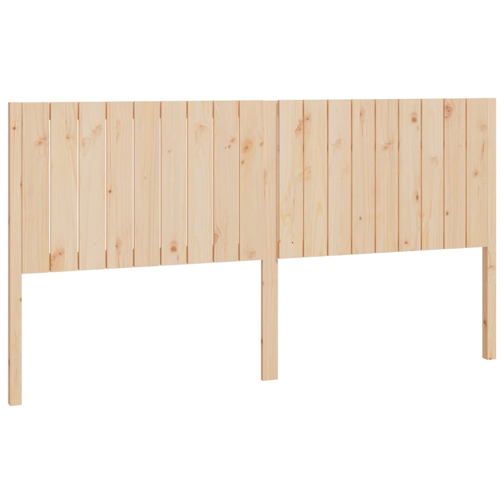 Bed Headboard 185.5x4x100 cm Solid Wood Pine