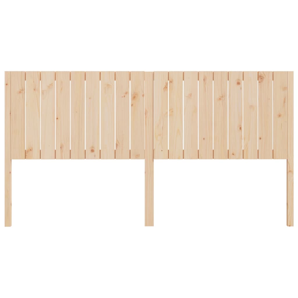 Bed Headboard 185.5x4x100 cm Solid Wood Pine