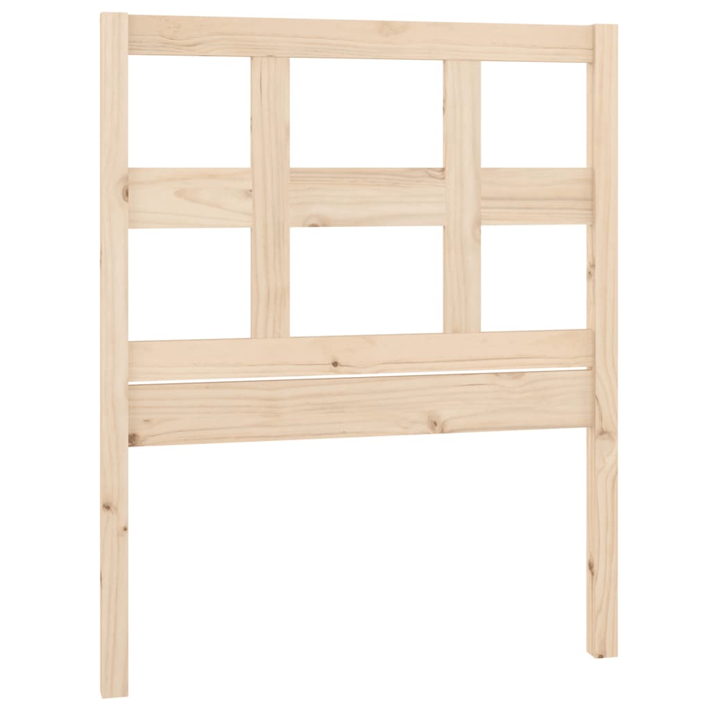 Bed Headboard 95.5x4x100 cm Solid Wood Pine