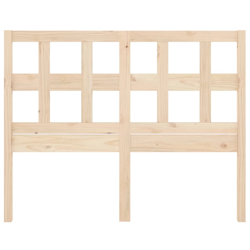 Bed Headboard 140.5x4x100 cm Solid Wood Pine