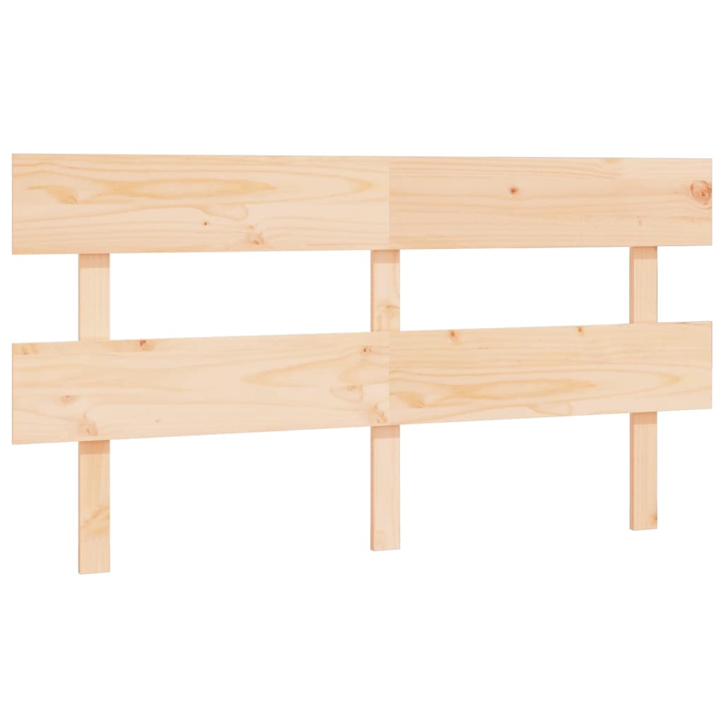 Bed Headboard 154x3x81 cm Solid Wood Pine