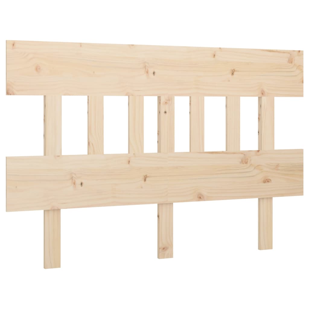 Bed Headboard 138.5x3x81 cm Solid Wood Pine