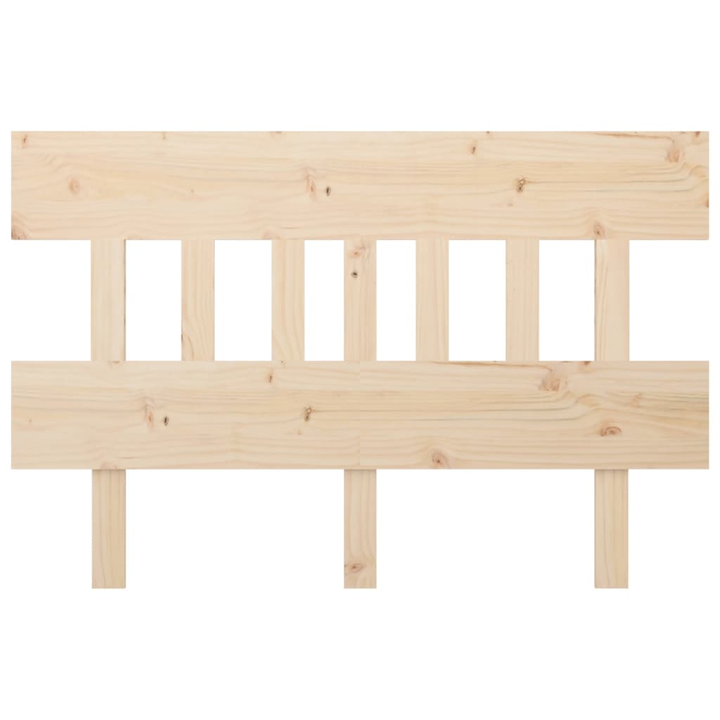 Bed Headboard 138.5x3x81 cm Solid Wood Pine