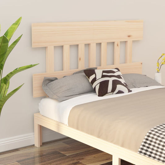 Bed Headboard 138.5x3x81 cm Solid Wood Pine