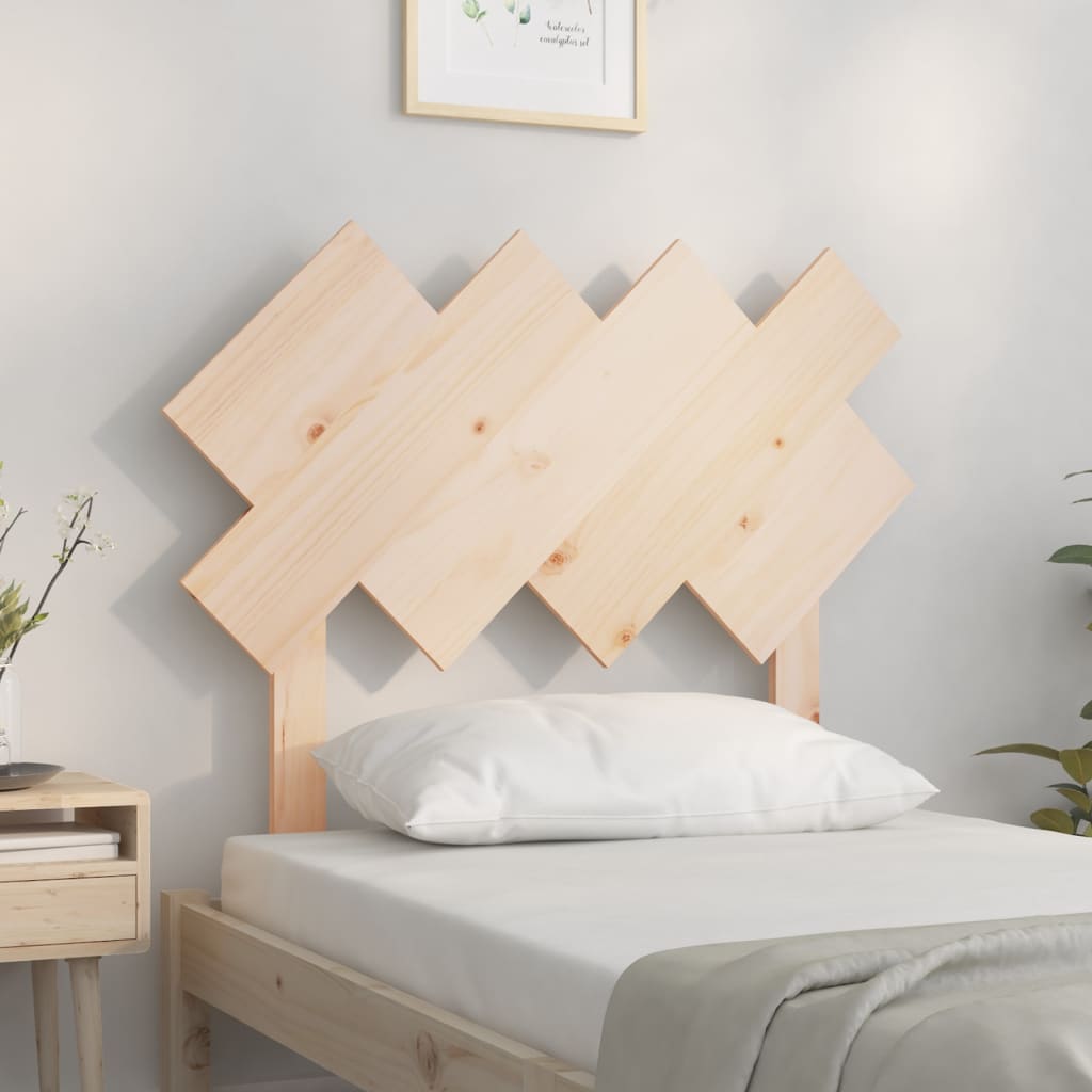 Bed Headboard 92x3x81 cm Solid Wood Pine