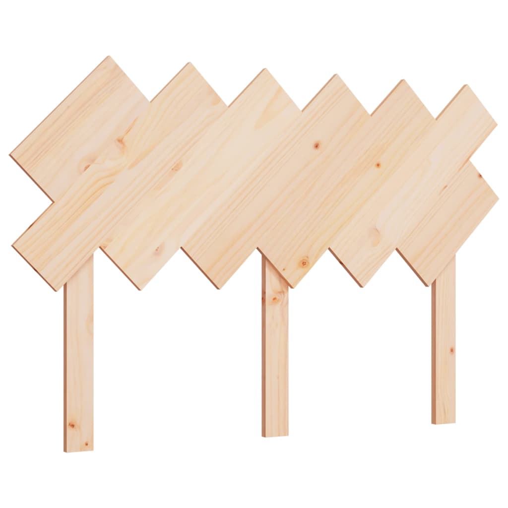 Bed Headboard 132x3x81 cm Solid Wood Pine