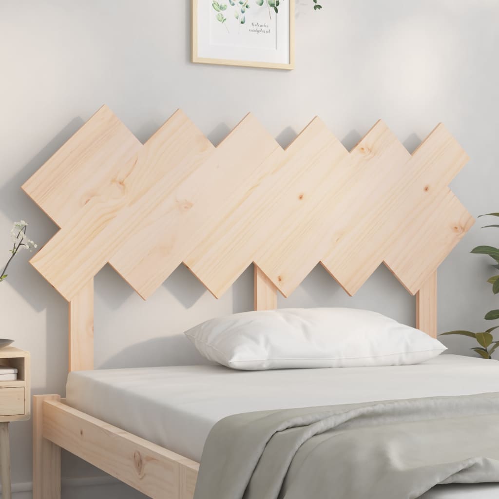 Bed Headboard 132x3x81 cm Solid Wood Pine