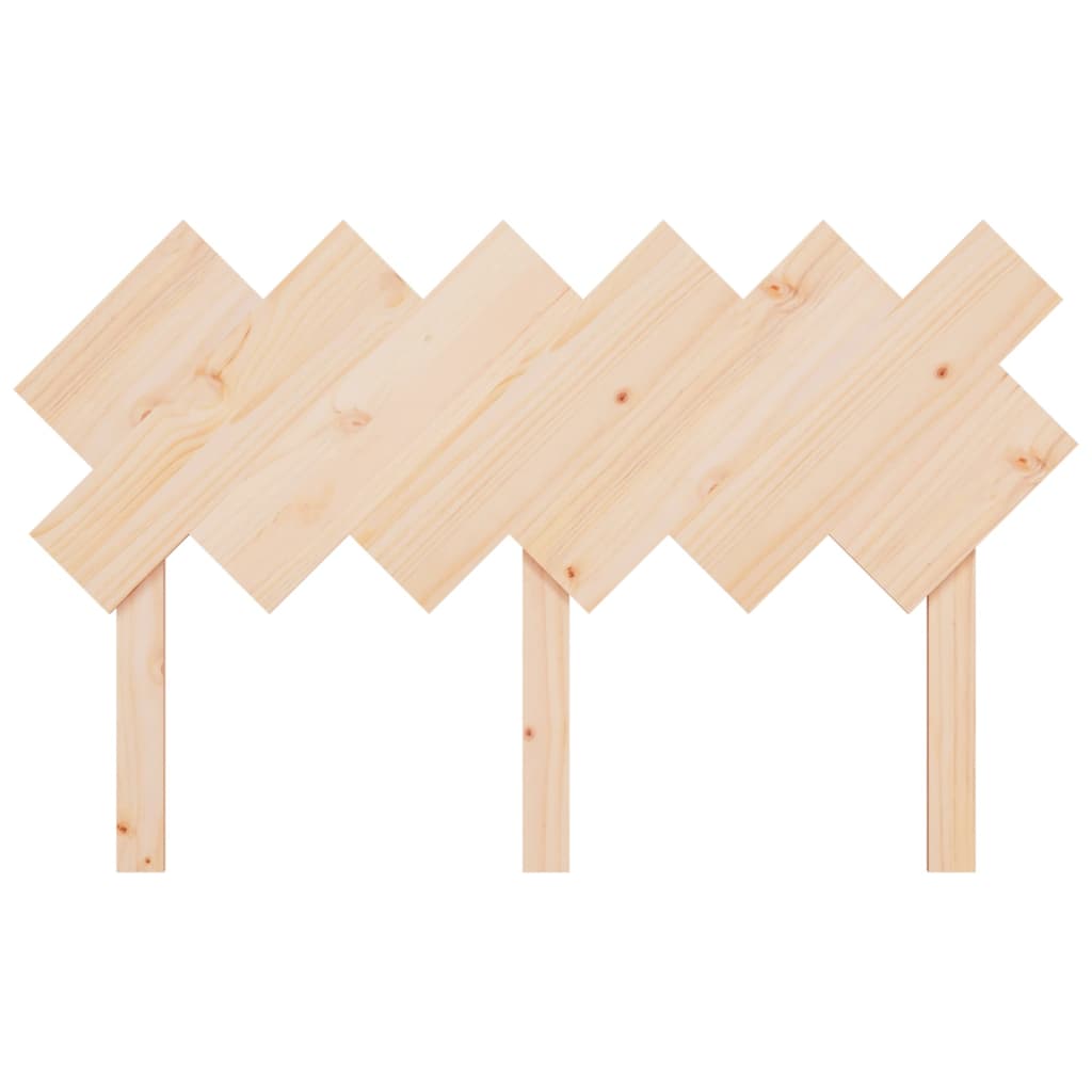 Bed Headboard 132x3x81 cm Solid Wood Pine