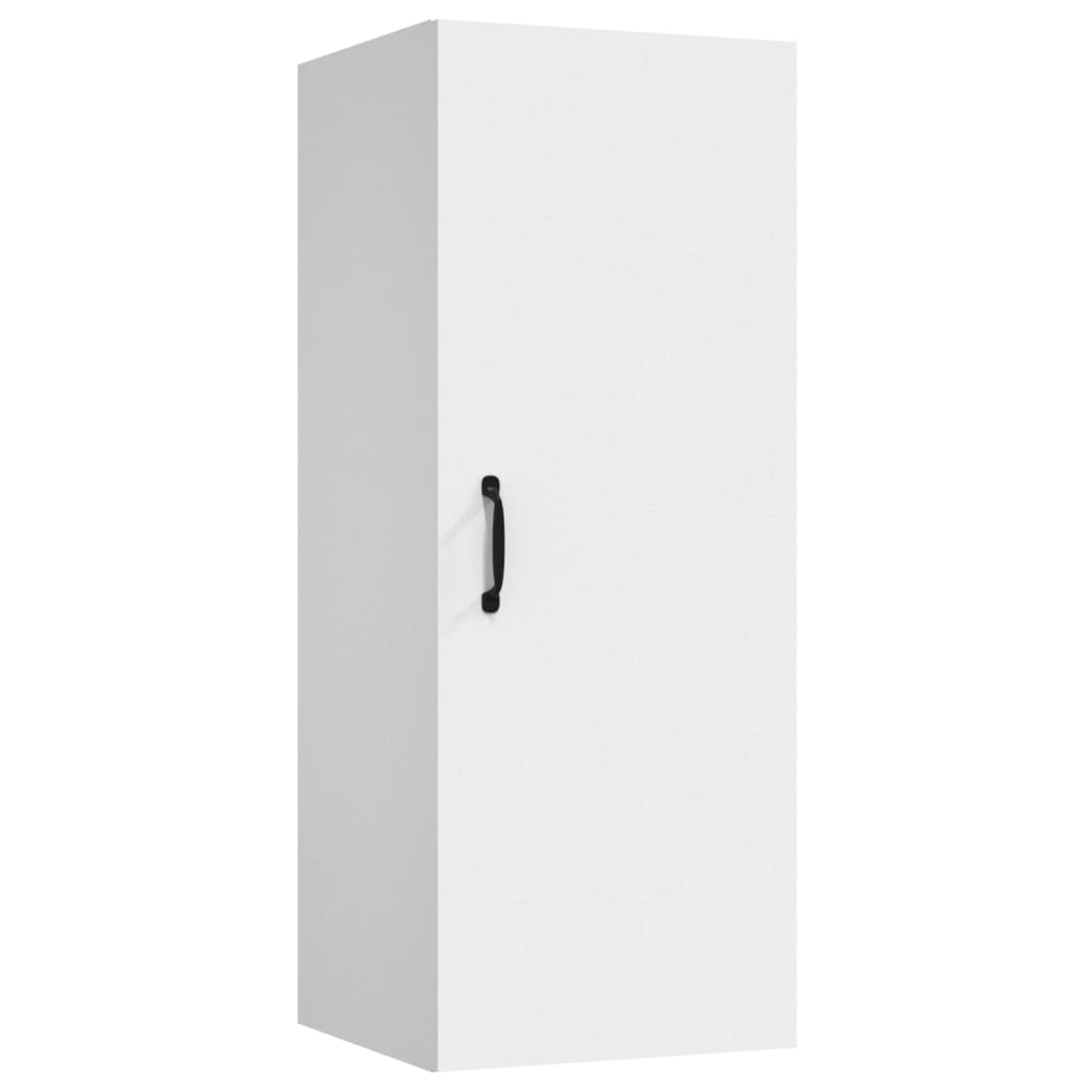 Hanging Wall Cabinet White 34.5x34x90 cm Engineered Wood