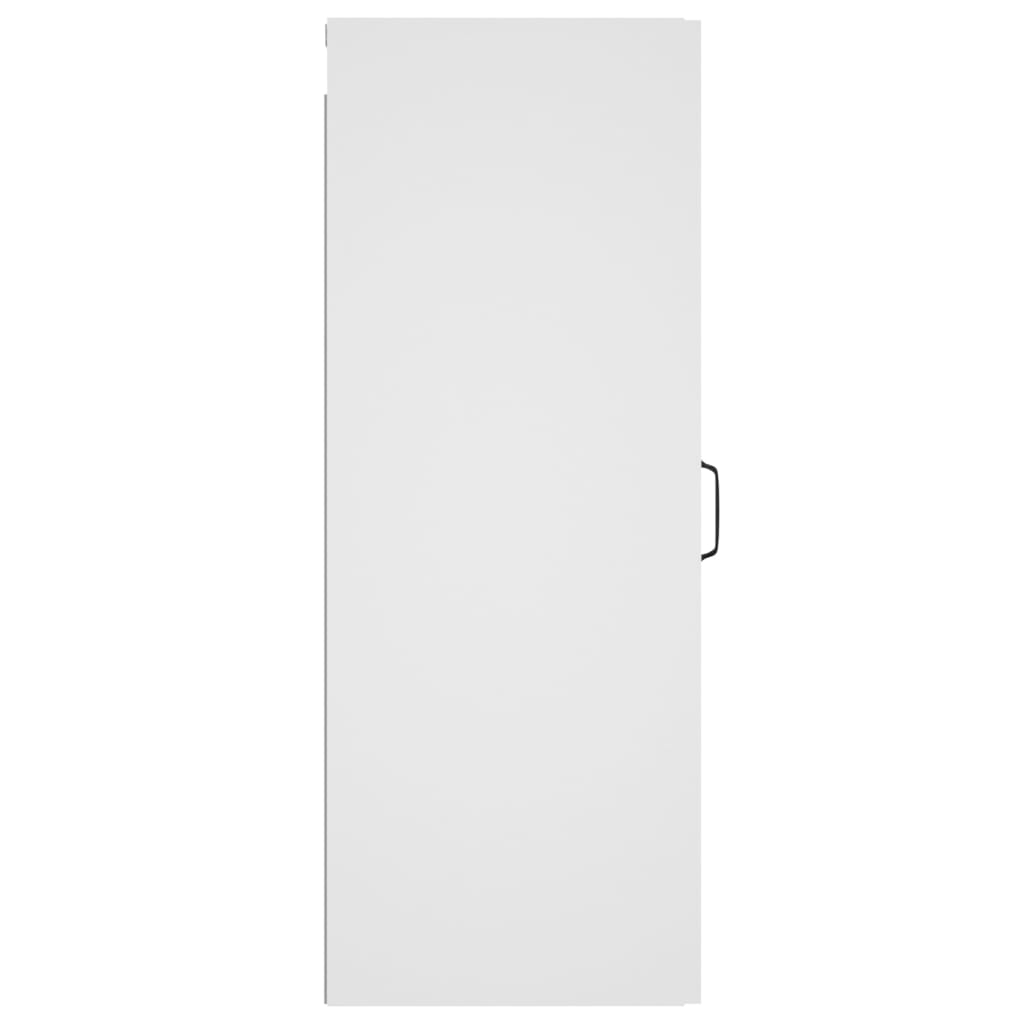 Hanging Wall Cabinet White 34.5x34x90 cm Engineered Wood