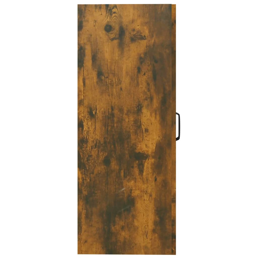 Hanging Wall Cabinet Smoked Oak 69.5x34x90 cm