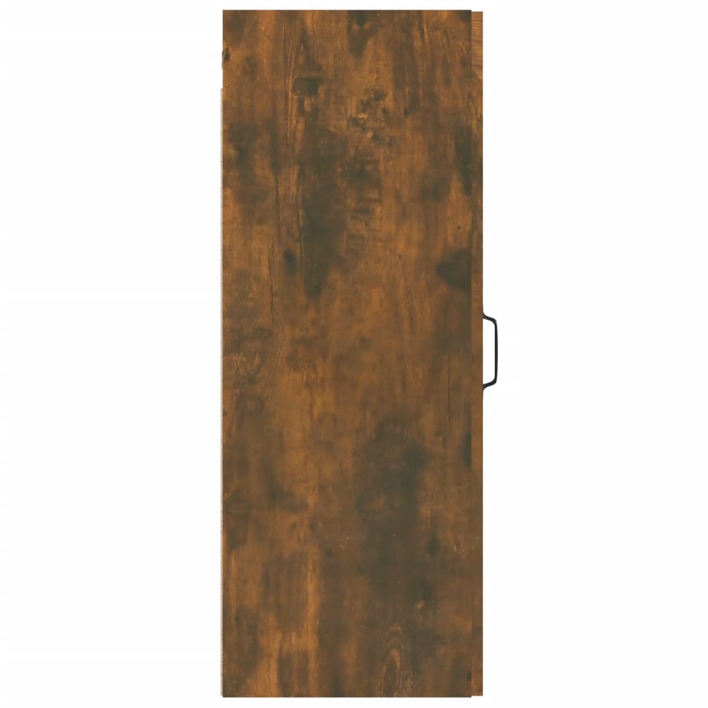 Hanging Wall Cabinet Smoked Oak 34.5x34x90 cm