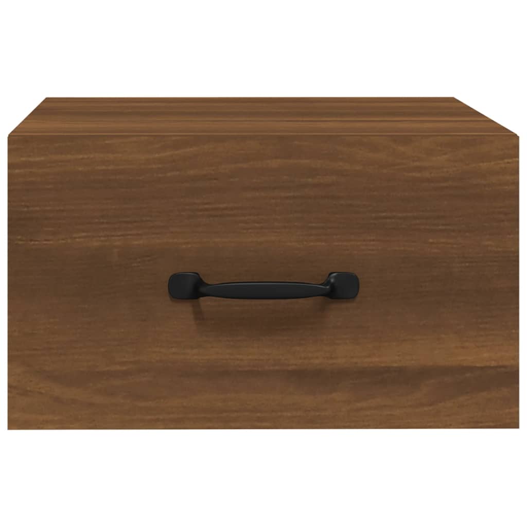 Wall-mounted Bedside Cabinets 2 pcs Brown Oak 35x35x20 cm