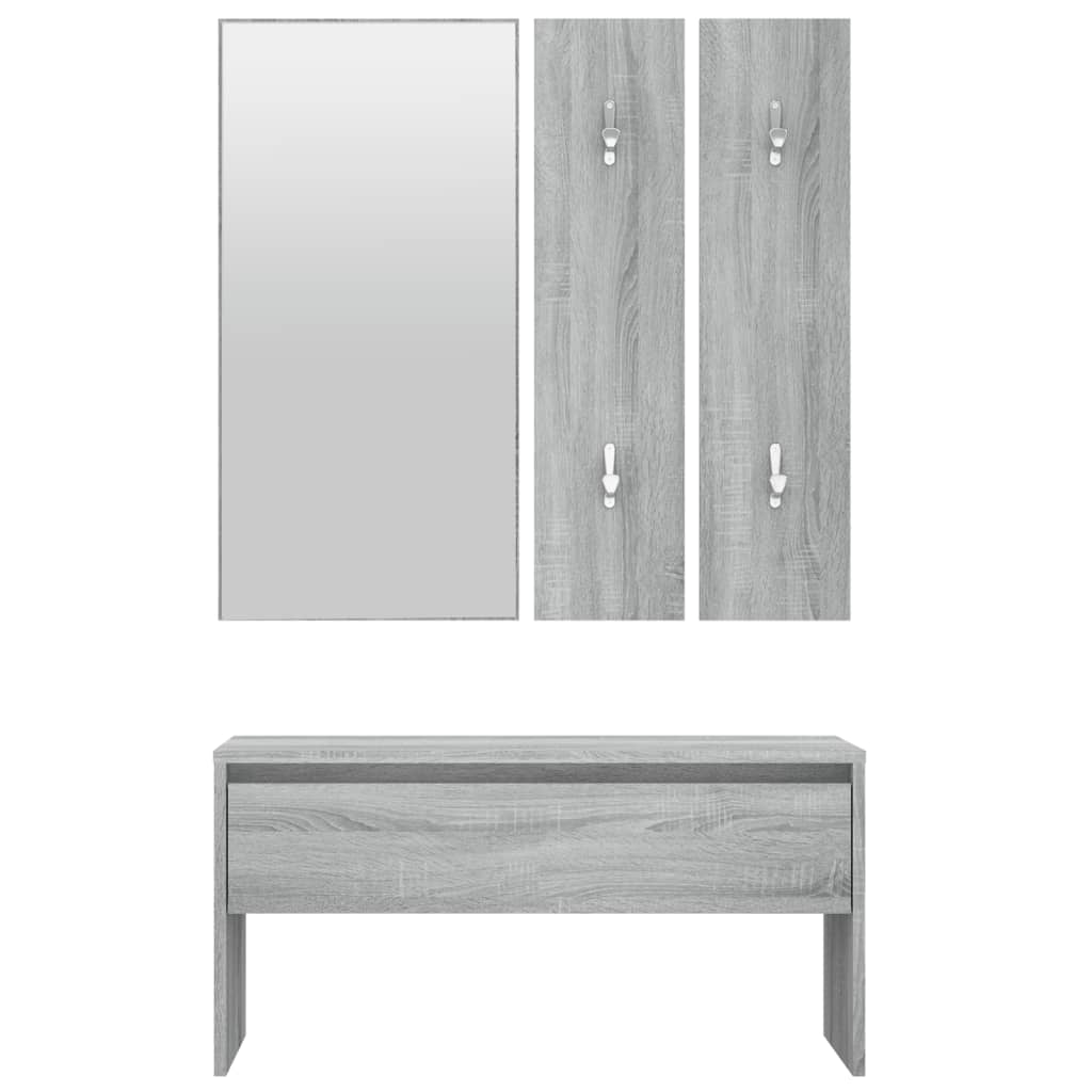 Hallway Furniture Set Grey Sonoma Engineered Wood