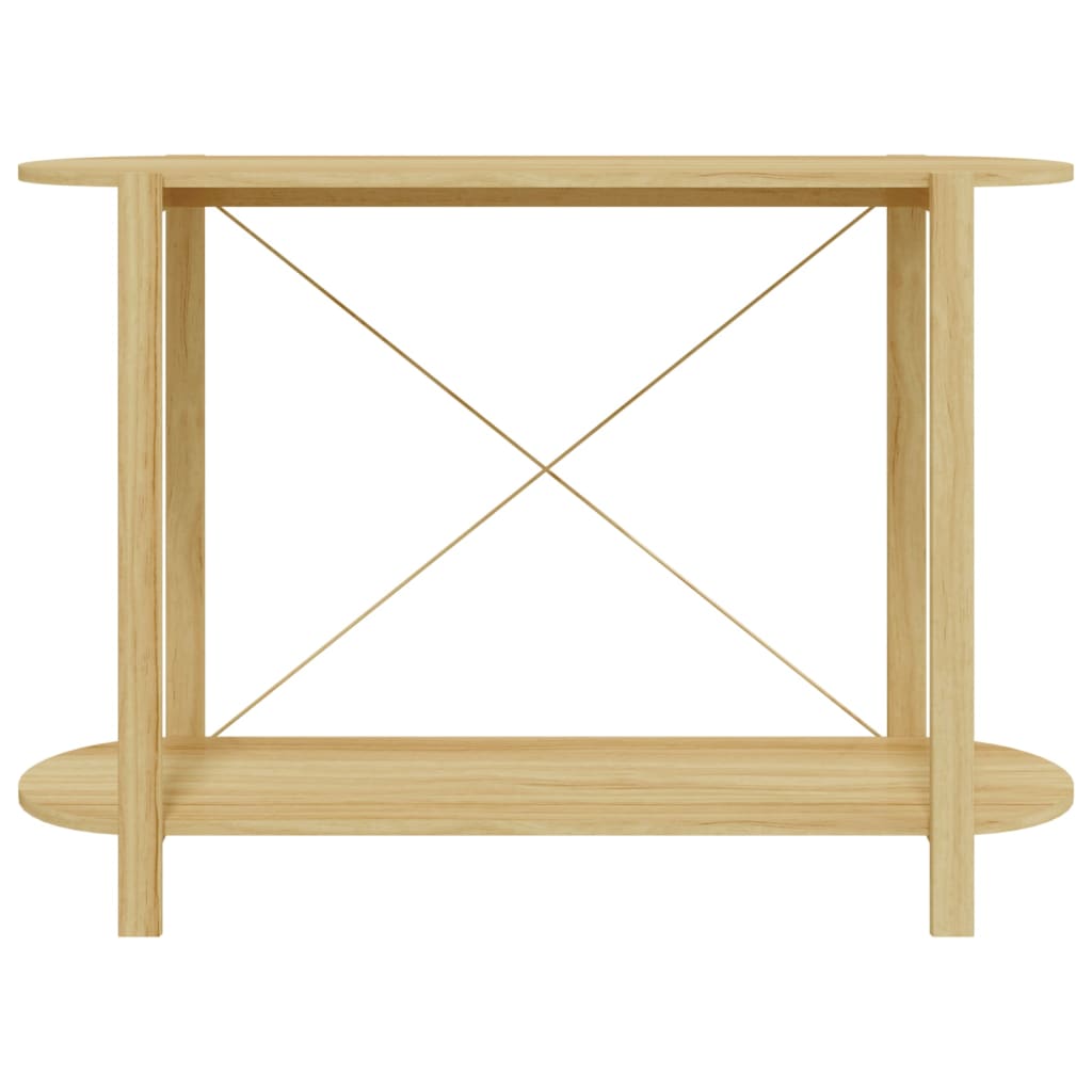 Console Table 110x38x75 cm Engineered Wood