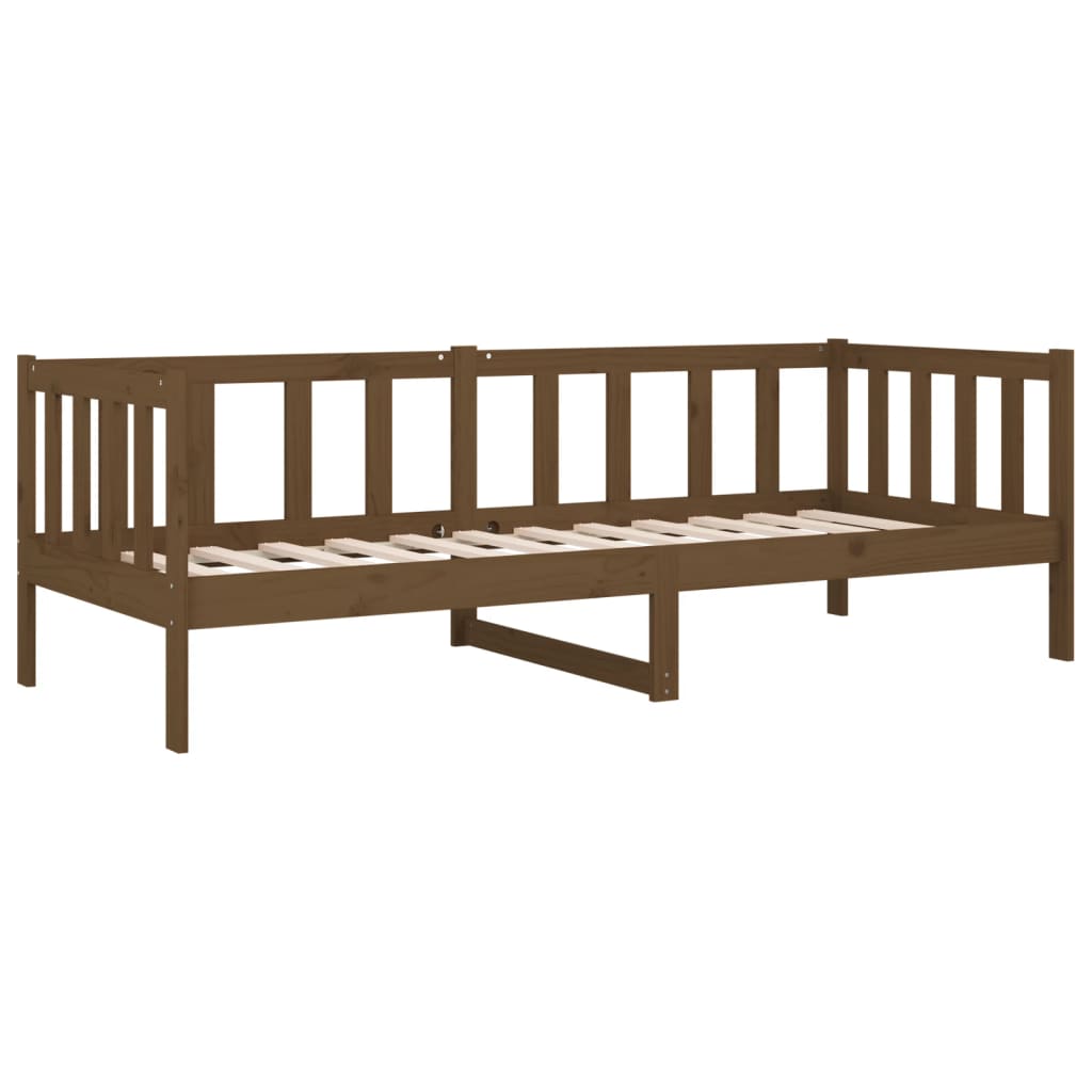 Day Bed Honey Brown 92x187 cm Single Size Solid Wood Pine