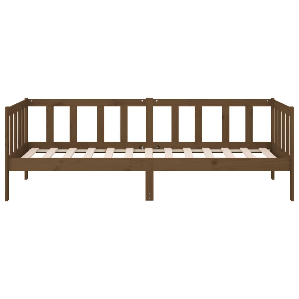 Day Bed Honey Brown 92x187 cm Single Size Solid Wood Pine