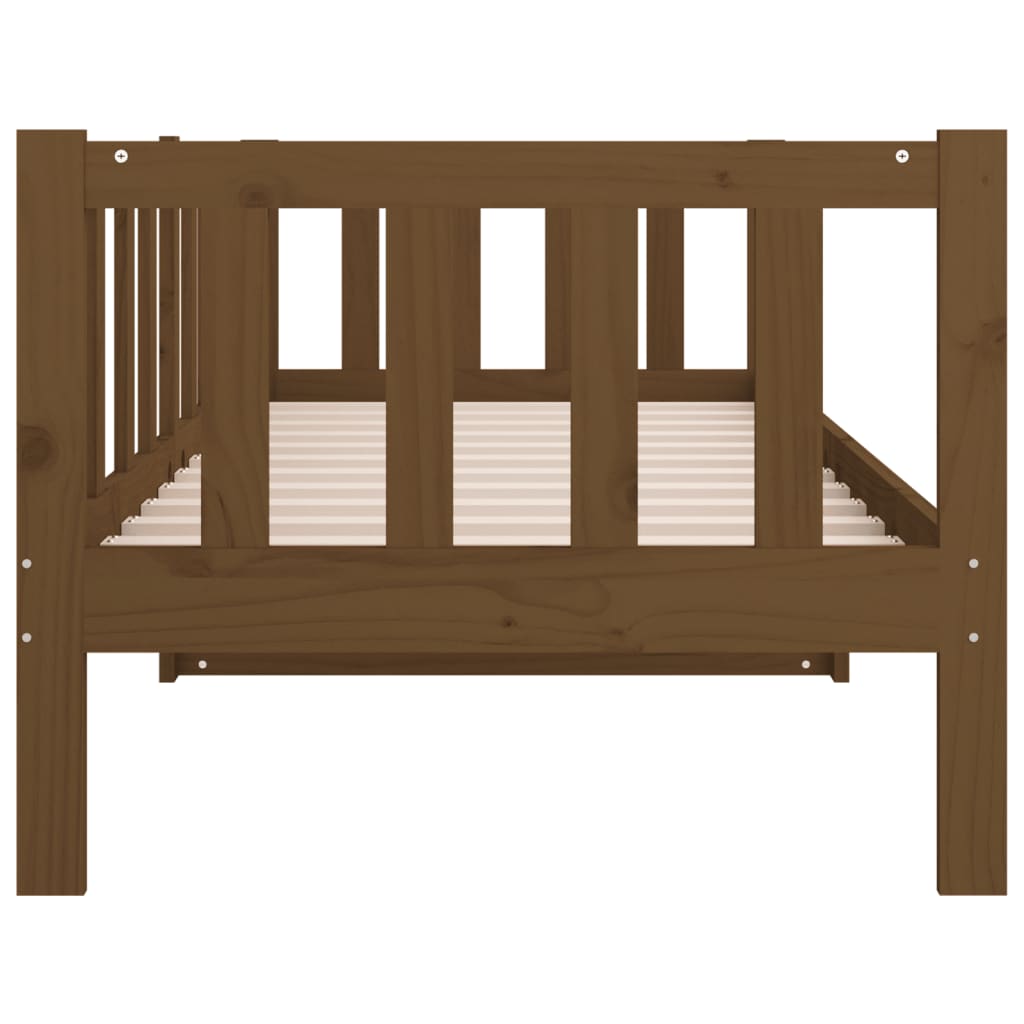 Day Bed Honey Brown 92x187 cm Single Size Solid Wood Pine