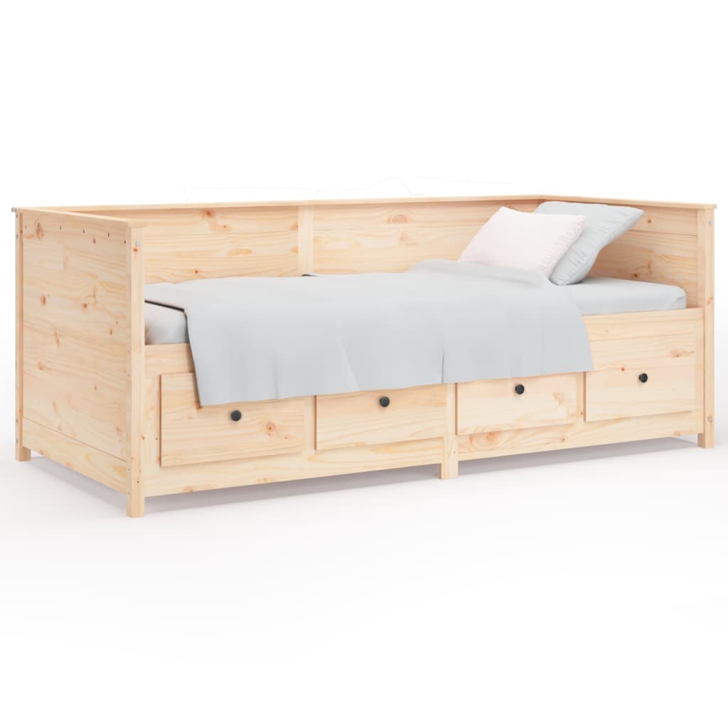 Day Bed 80x200 cm Solid Wood Pine