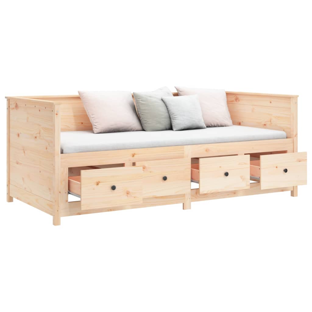 Day Bed 80x200 cm Solid Wood Pine