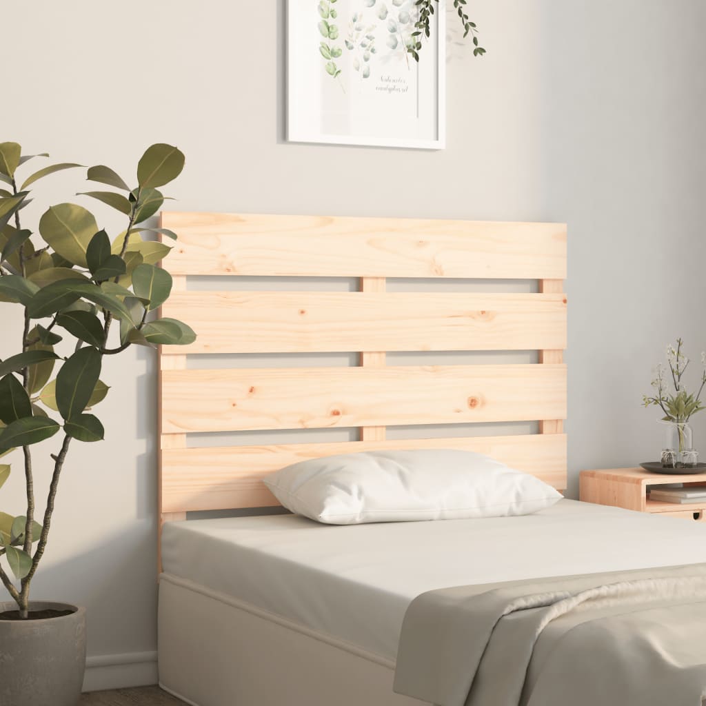 Headboard 100x3x80 cm Solid Wood Pine