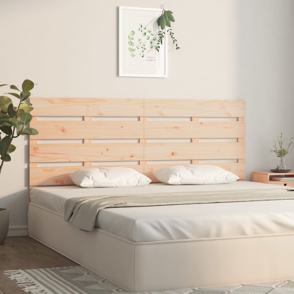 Headboard 180x3x80 cm Solid Wood Pine