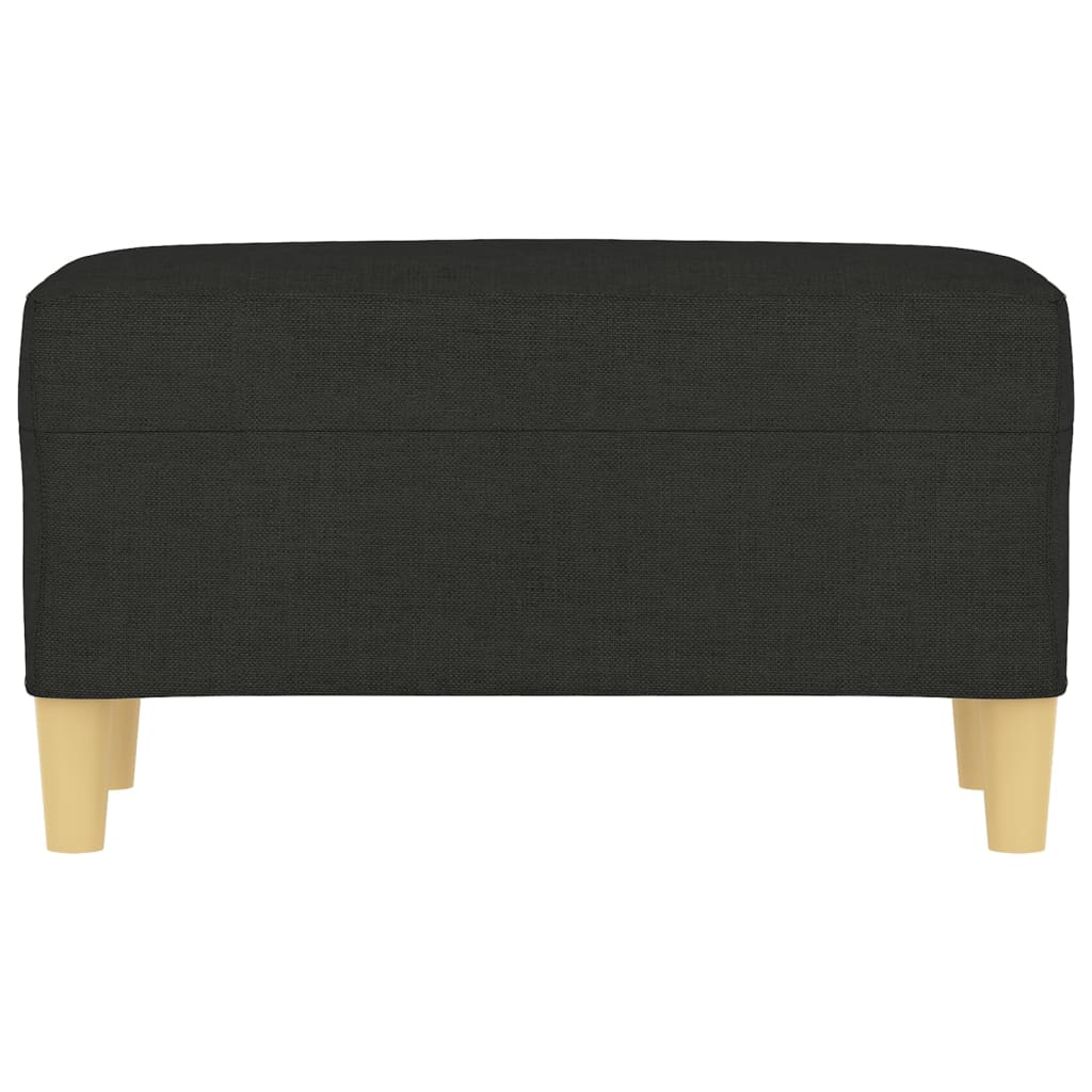 Bench Black 70x35x41 cm Fabric