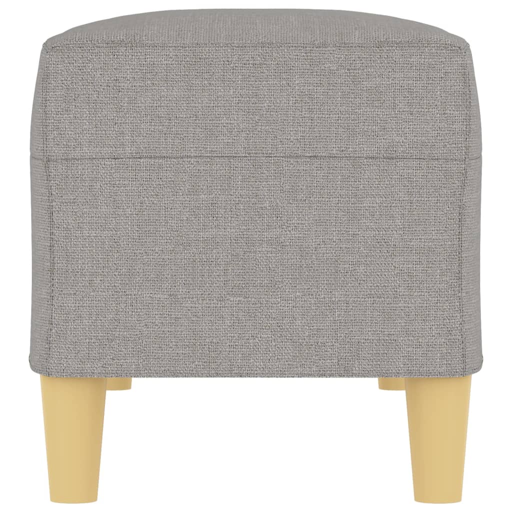 Bench Light Grey 100x35x41 cm Fabric