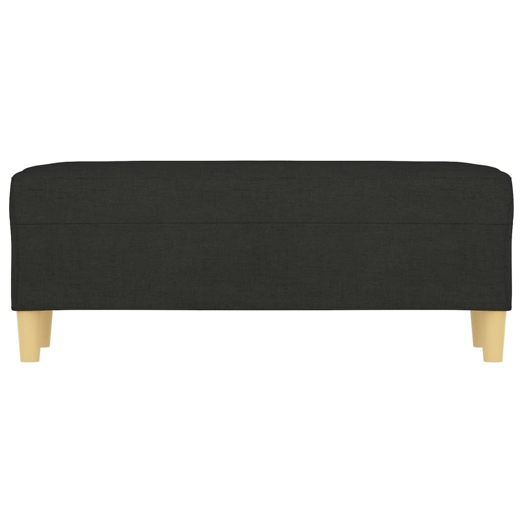 Bench Black 100x35x41 cm Fabric