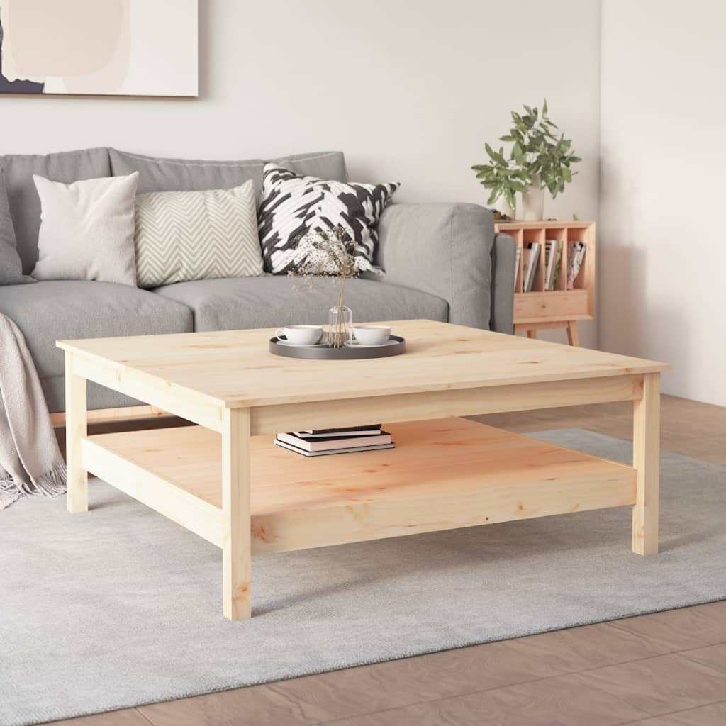 Coffee Table 100x100x40 cm Solid Wood Pine