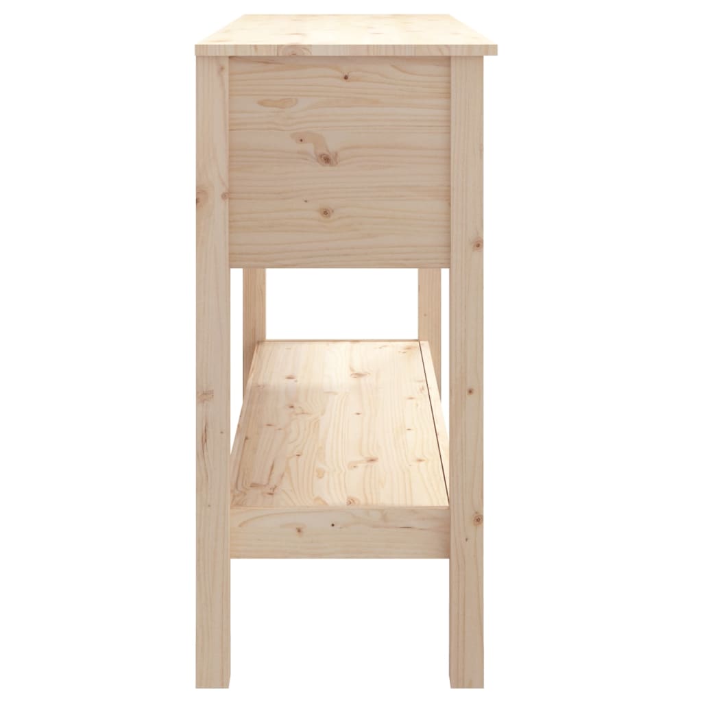 Console Table 100x35x75 cm Solid Wood Pine