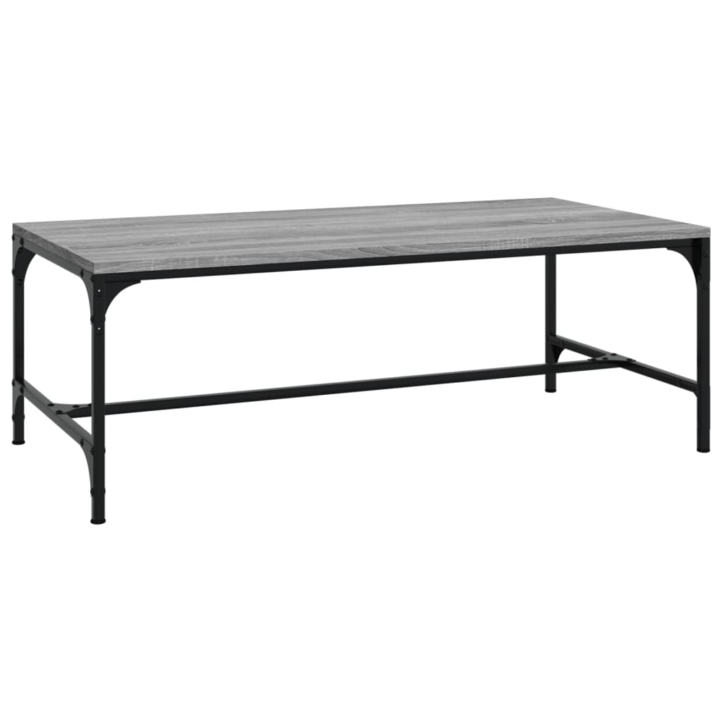 Coffee Table Grey Sonoma 100x50x35 cm Engineered Wood