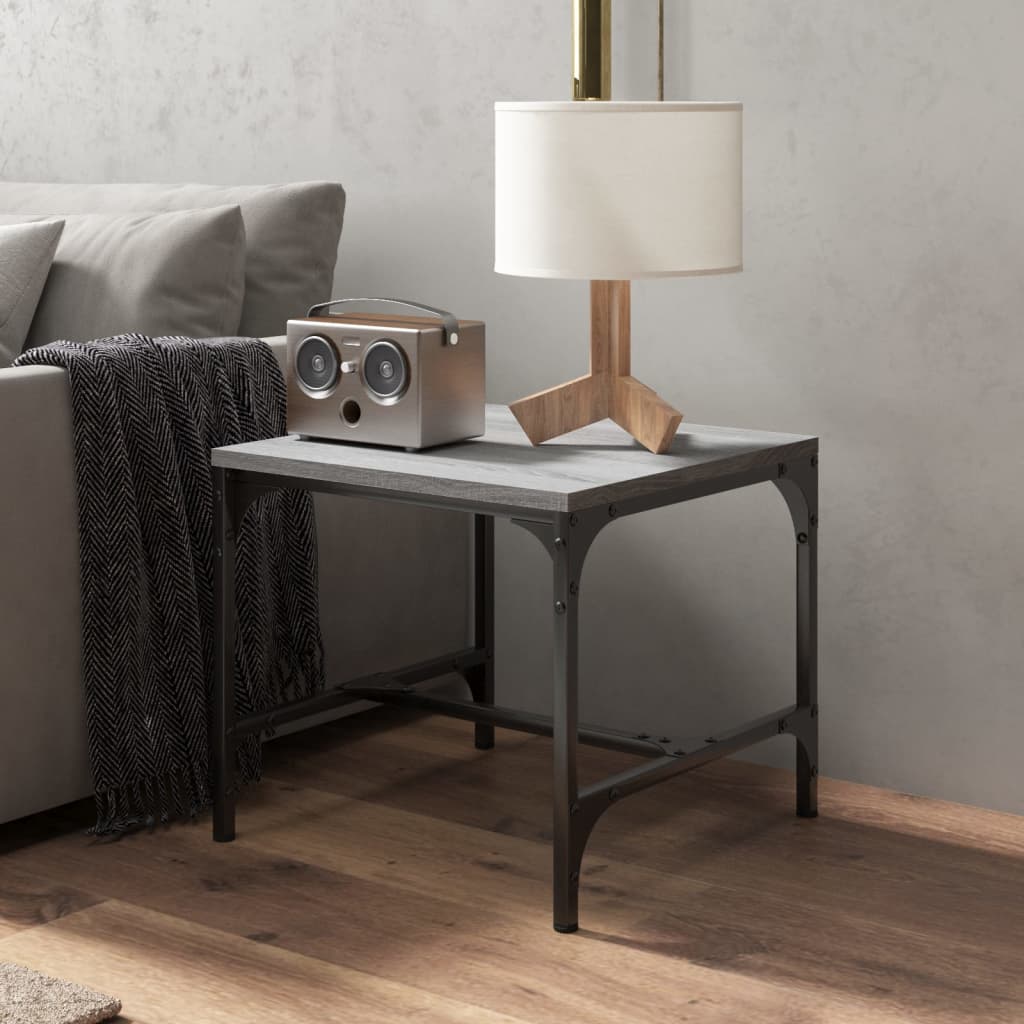 Side Tables 2 pcs Grey Sonoma 40x40x35 cm Engineered Wood