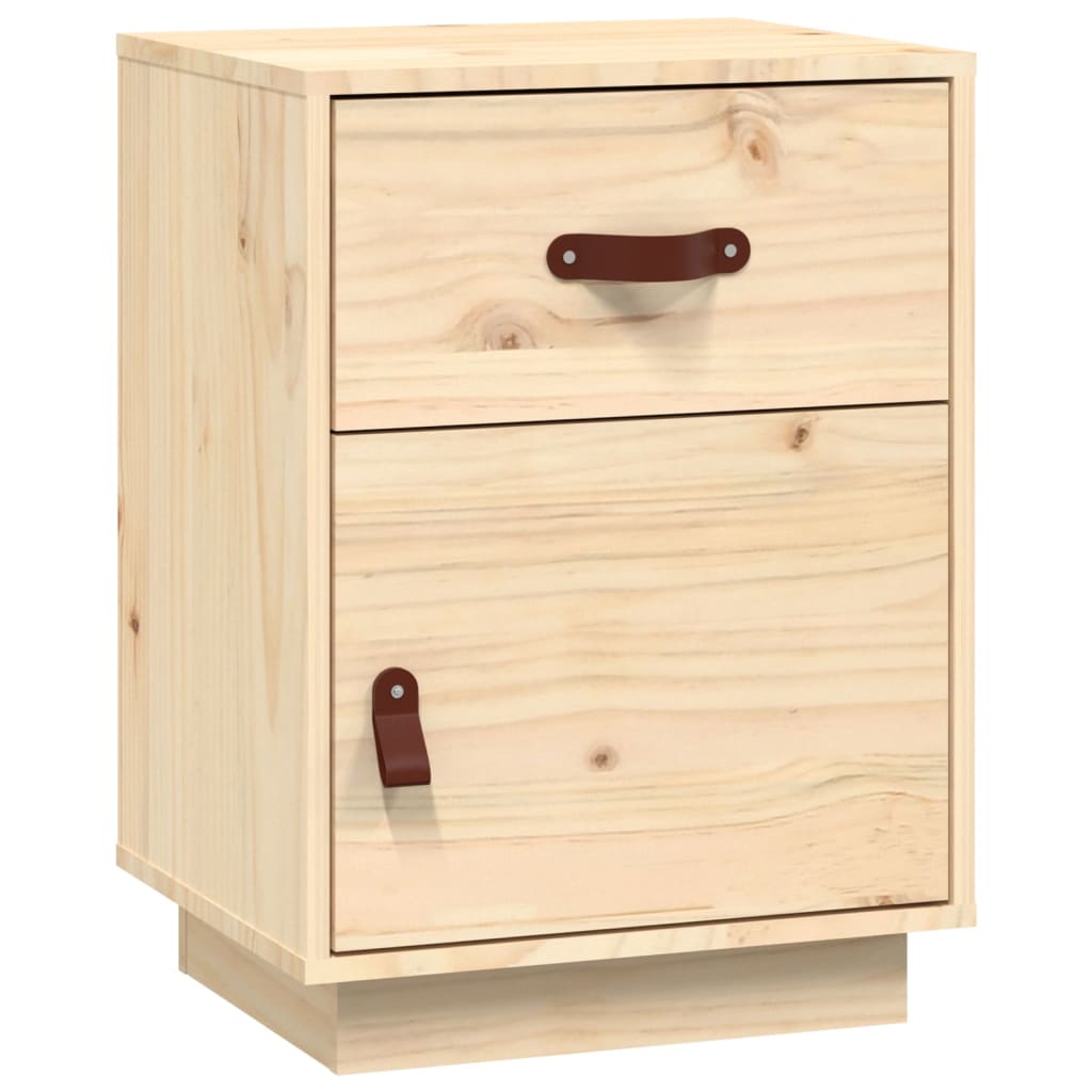 Bedside Cabinets 2 pcs 40x34x55 cm Solid Wood Pine