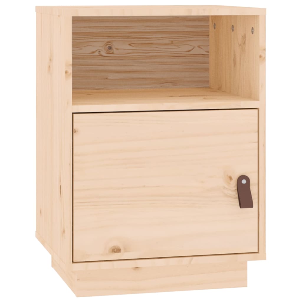 Bedside Cabinets 2 pcs 40x34x55 cm Solid Wood Pine