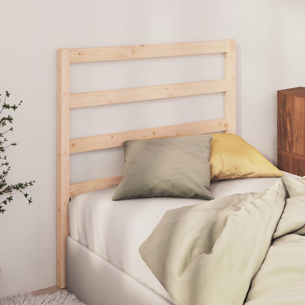 Bed Headboard 95x4x100 cm Solid Wood Pine