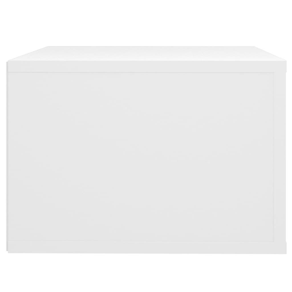 Wall-mounted Bedside Cabinets 2 pcs White 50x36x25 cm