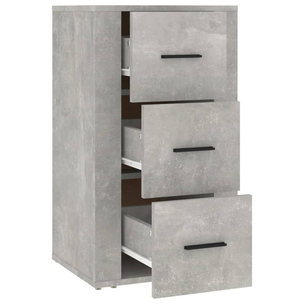 Sideboard Concrete Grey 40x33x70 cm Engineered Wood