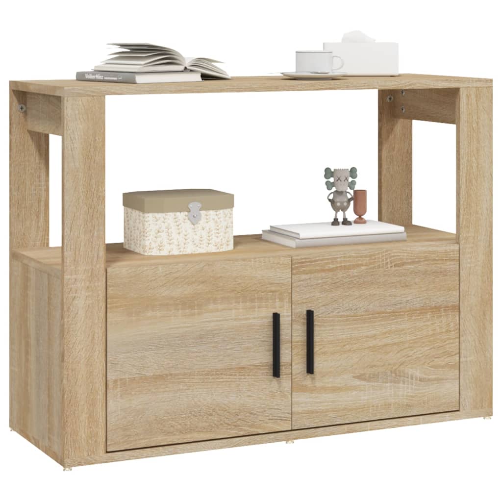 Sideboard Sonoma Oak 80x30x60 cm Engineered Wood