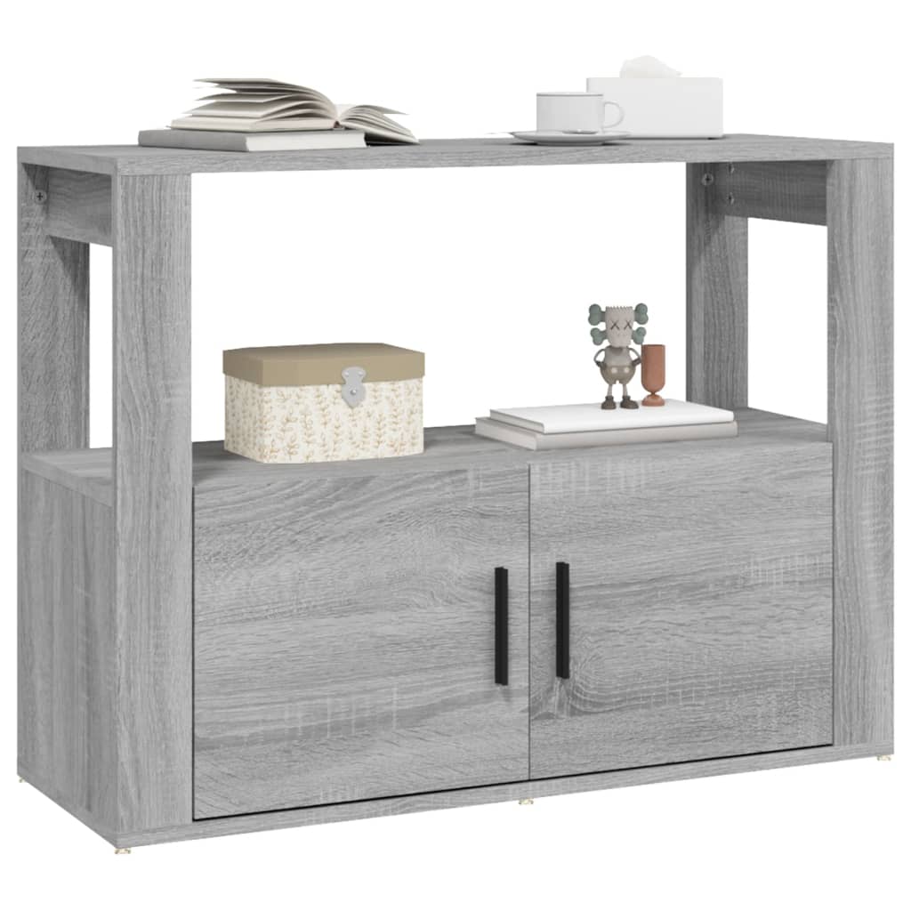 Sideboard Grey Sonoma 80x30x60 cm Engineered Wood