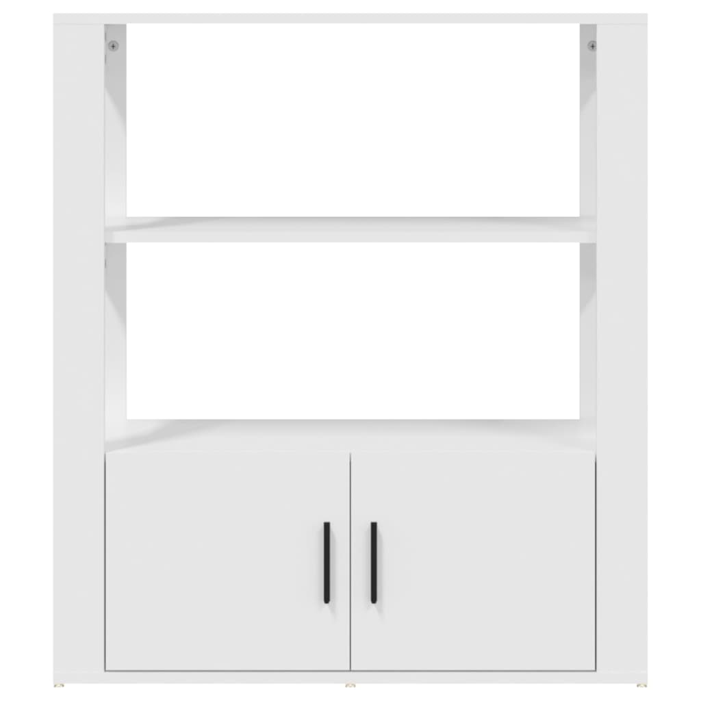 Sideboard White 80x30x90 cm Engineered Wood