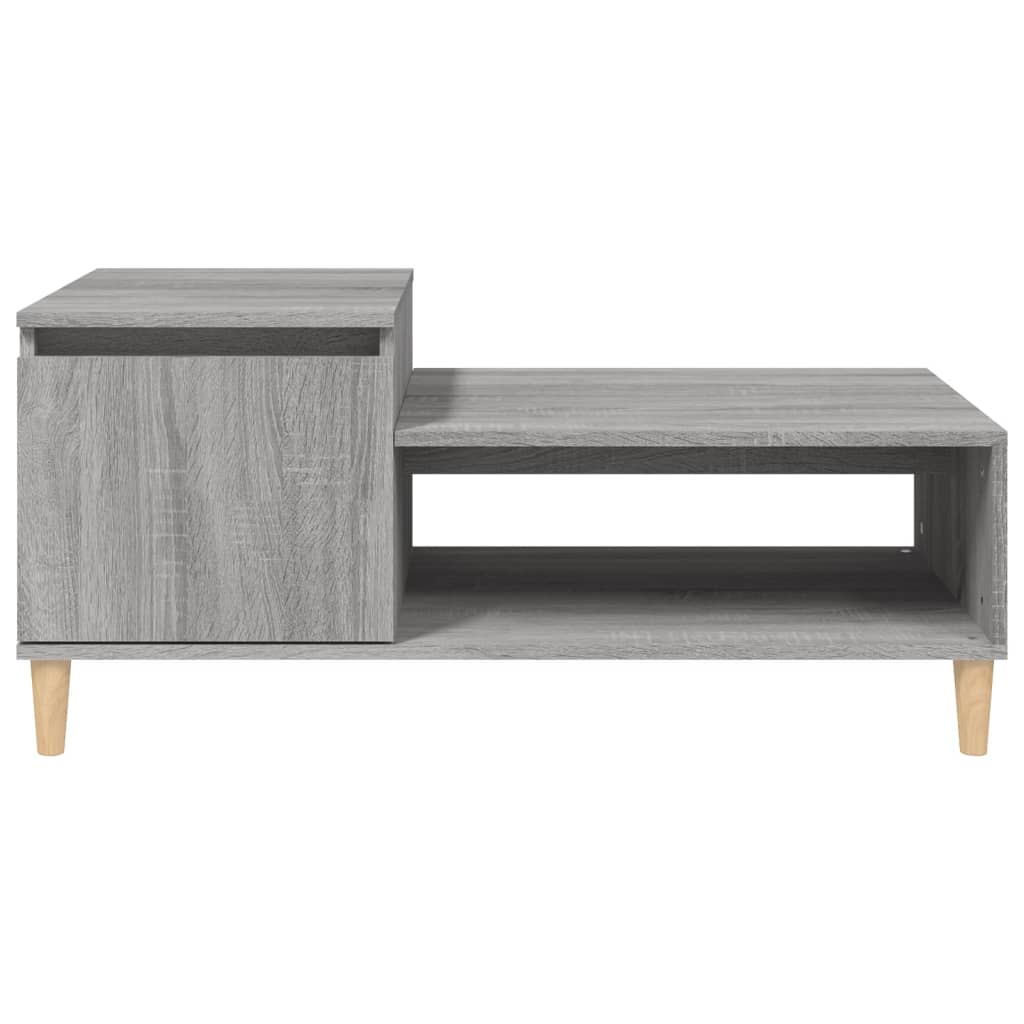 Coffee Table Grey Sonoma 100x50x45 cm Engineered Wood