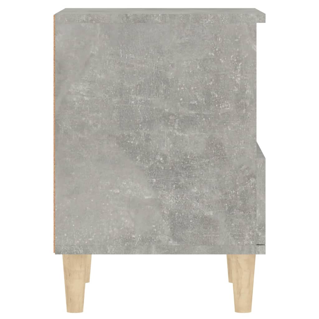 Bedside Cabinets 2 pcs Concrete Grey 40x35x50 cm