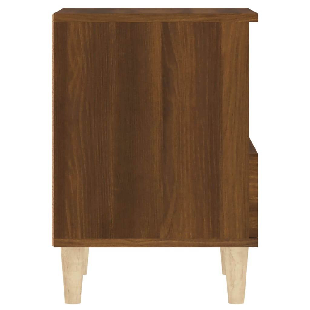 Bedside Cabinets 2 pcs Brown Oak 40x35x50 cm