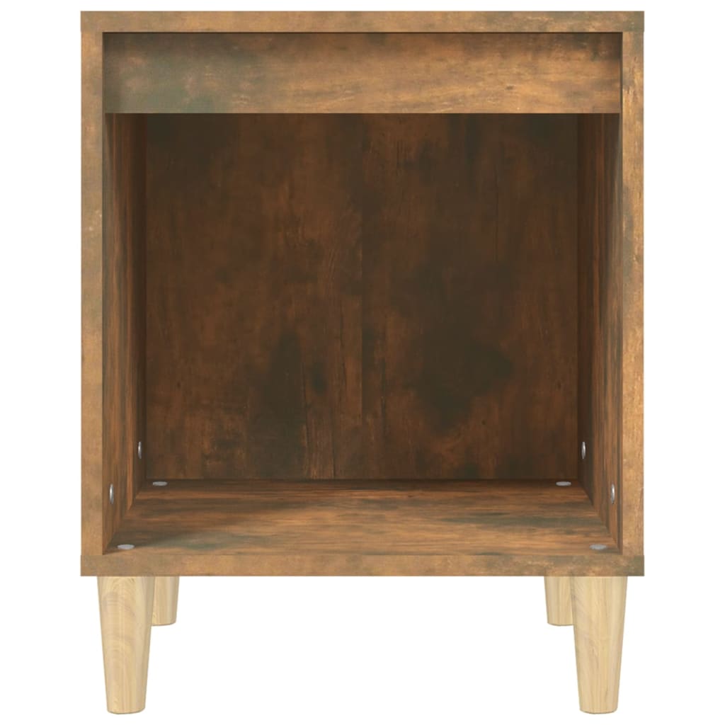 Bedside Cabinets 2 pcs Smoked Oak 40x35x50 cm