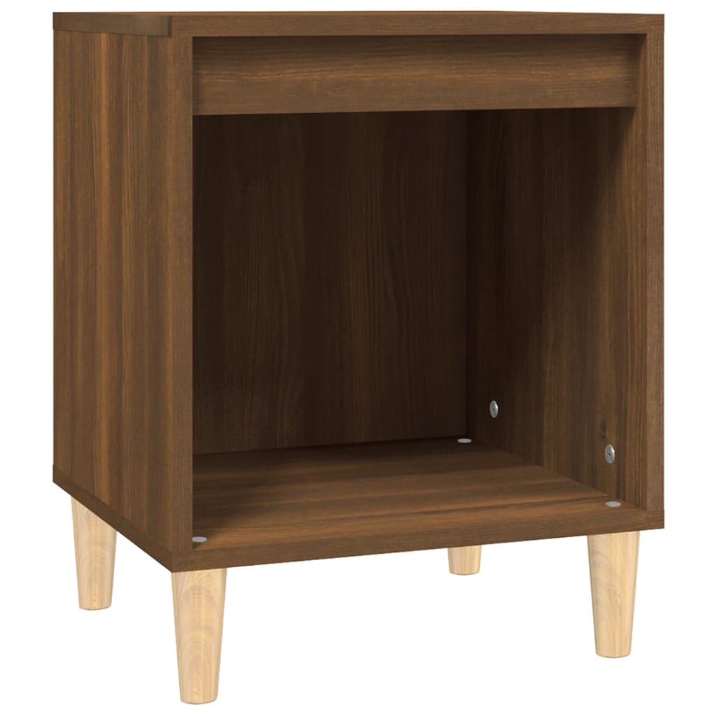 Bedside Cabinet Brown Oak 40x35x50 cm