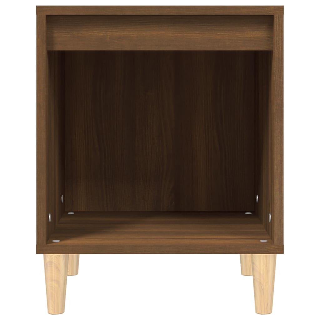 Bedside Cabinet Brown Oak 40x35x50 cm