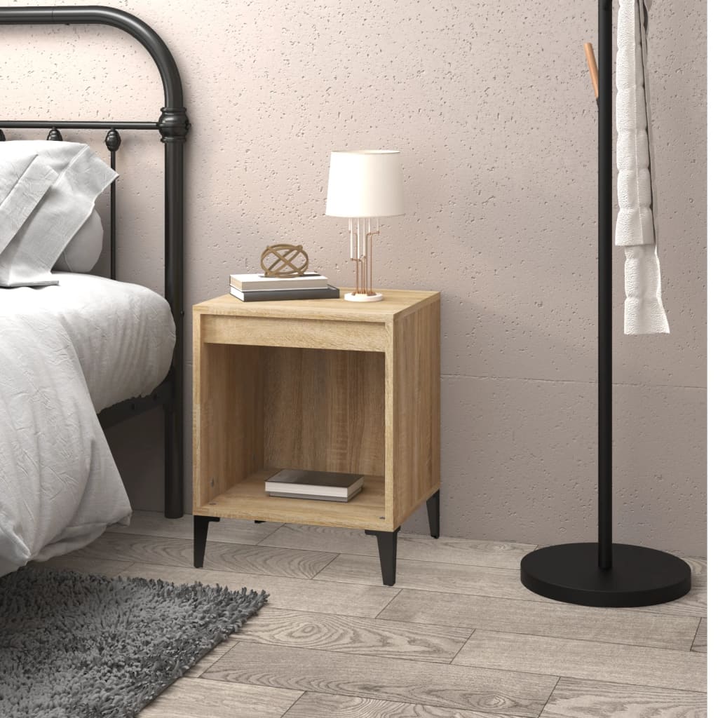 Bedside Cabinet Sonoma Oak 40x35x50 cm