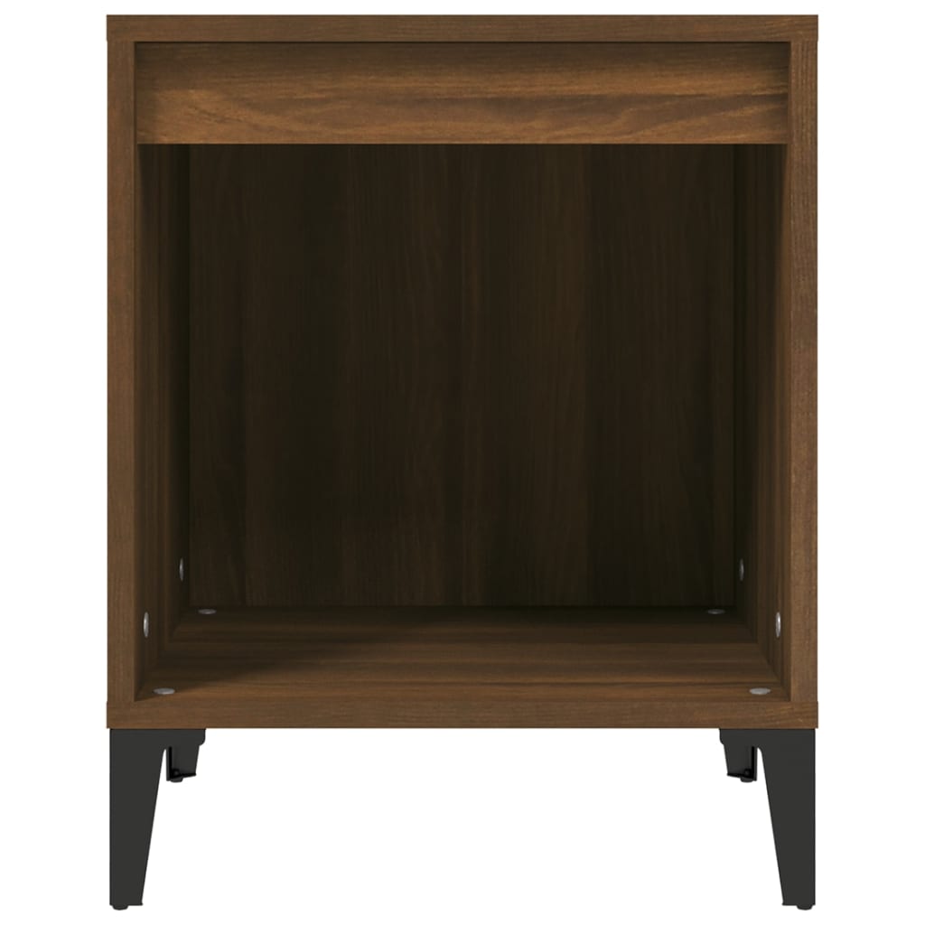 Bedside Cabinet Brown Oak 40x35x50 cm