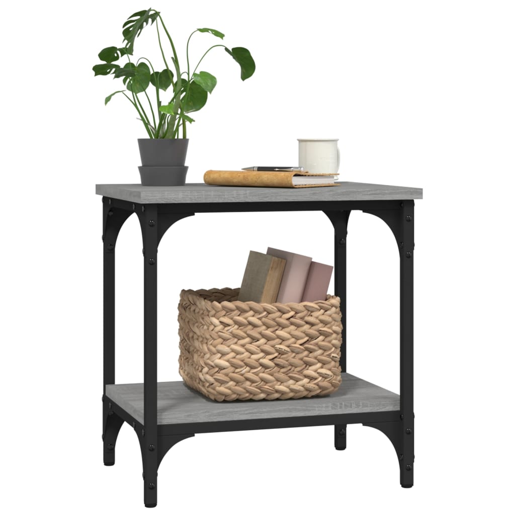 Side Table Grey Sonoma 40x30x42 cm Engineered Wood